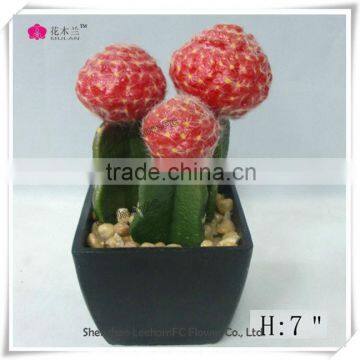 Hot Sale Natual Look Lifelike Artificial Cactus Home Decor