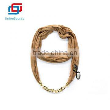 Wholesale Fashionable Latest Scarf With Chain