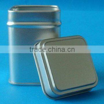 Wholesale Silver tinplate Tea Can peace tea cans