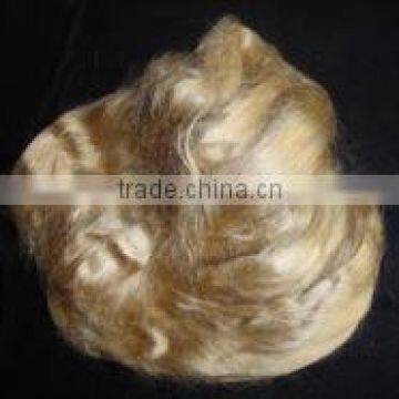 muga silk tops and sliver for spinners, weavers, knitters, art and crafts, yarn and fiber stores, doll hair ,