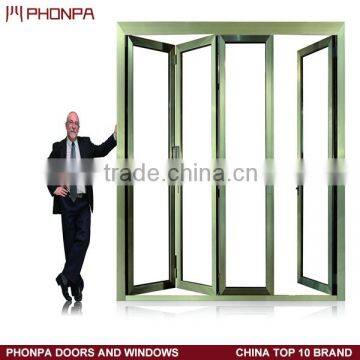 2016 new products price of villa house aluminum exterior folding door