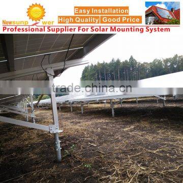 Aluminum Solar Panel Frames ground screw base,Solar Power Mounting Kits