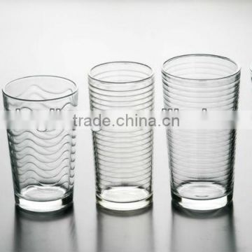 high quality drinking glass, glass cup, water cup