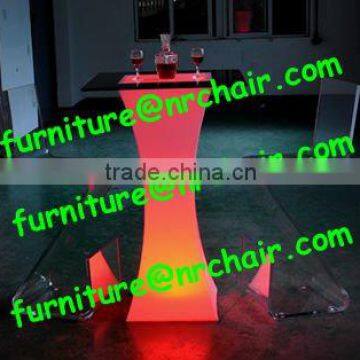 Shanghai night club bar acrylic led illuminated mood curve high poseur