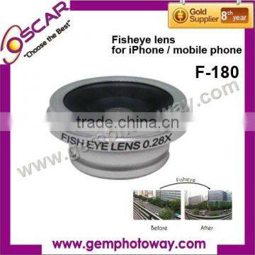 Fisheye lens Other Accessories & Parts parts Mobile Phone lens F-180