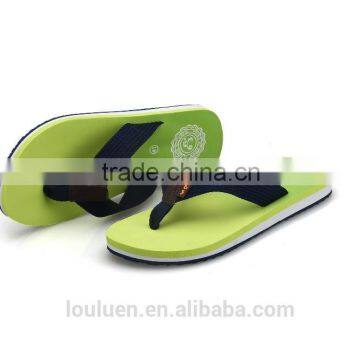 2015 663 LOULUEN Promotional EVA Fabric Plastic Flip Flops photo-4