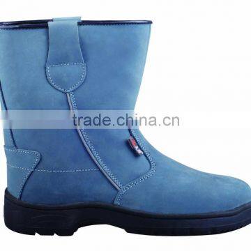 2014 New Style Steel Toe Cap and Steel Plate Oil and Slip Resistent Nubuck Leather High Cut Boots for Workman photo-3