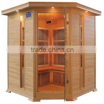 Luxury Canadian Hemlock Sauna Room,Classic Design Far Infrared Sauan with Carbon Nano Heater