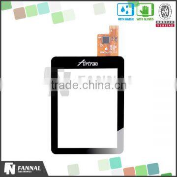 2.8 inch transparent touch screen with glass and glass structure