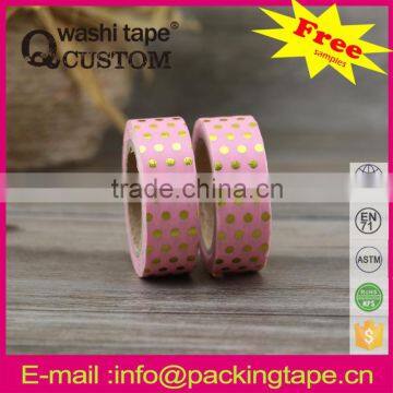 Multifunctional printing decorative foil masking tape with any patterns design