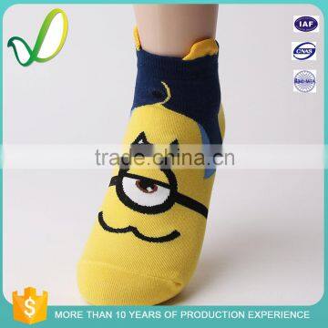 Hot Sale Funny Young Girl Cartoon No Minimum Wholesale Custom Italian Socks