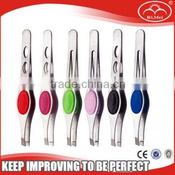 Slanted Edge Perforated Tweezers