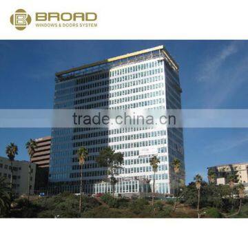 curtain wall glass curtain wall for building project solution with low-e glass