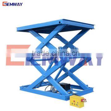 Customized hydraulic stationary scissor lift platform