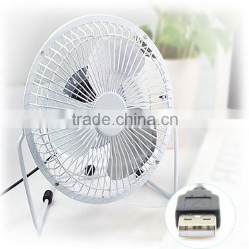 USB fan metal desktop cooling fan usb powered with key switch