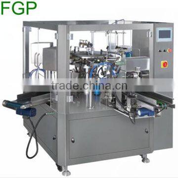 Automatic Rotary Premade Stand Up Pouch Filling Sealing Machine