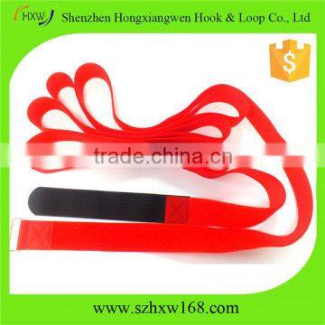 Packing strap hook and loop belt buckle