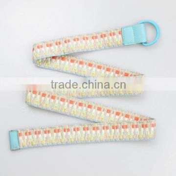 Factory directly sell 38mm width soft solid woven cotton belt