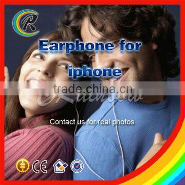 Cheap earphone and headphone for Iphone 4 earphone with mic