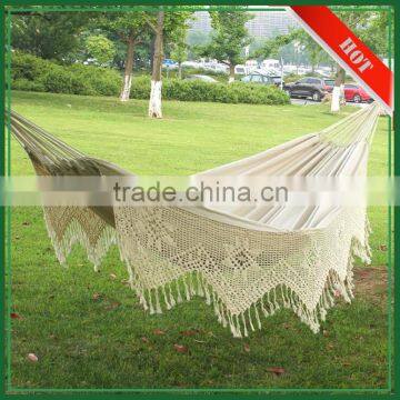 Wholesale High-grade Luxury Cotton Portable Outdoor Folding Hanging Hammock