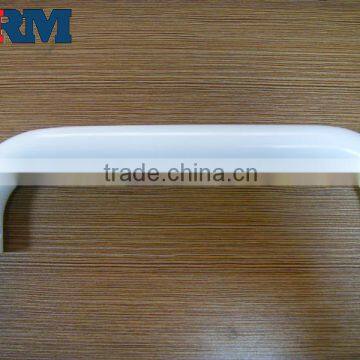 White coated aluminium door handle