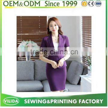 OEM Factory New Ladies OL Office Formal Dress Blazers Lady Slim Fit Suit OEM photo-3