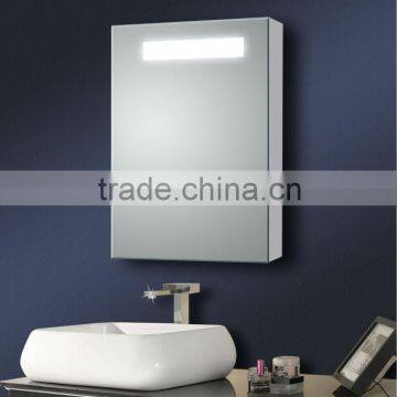 Latitude double mirror cabient with single glass door