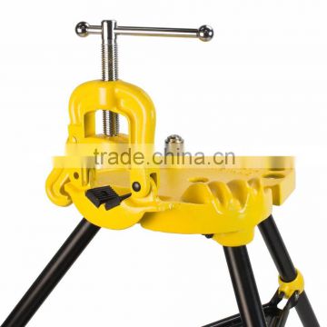 Portable Yoke tristand pipe steel vise