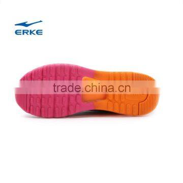 ERKE Dropshipping Knit Mesh Jelly Outsole Women Air Sole Running Shoes Lovers Sneaker photo-4