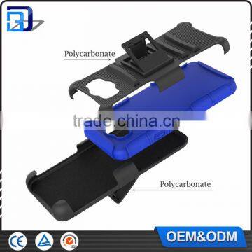 2016 New Outdoor Heavy Duty 3 in 1 Belt Clip Cell Phone Case For SamSung Galaxy J7 (2016) J710 PC Silicone Armor Kickstand Cover photo-6