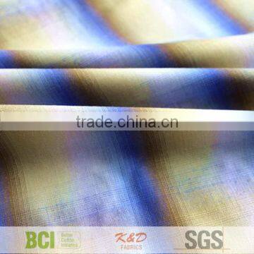polyester cotton cvc tc plaid check fabric price per meter
