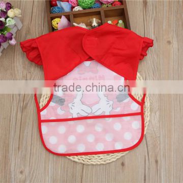 Super soft OEM service supply type cotton baby silicone bib