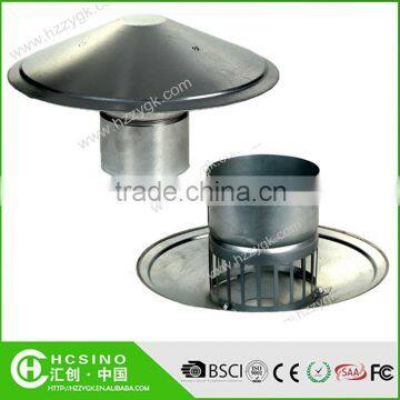 Chinese top quality mushroom vent cap / waterproof vent cap / galvanized steel post cap