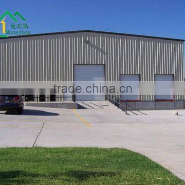 low cost Anti-rust portal frame prefab warehouse