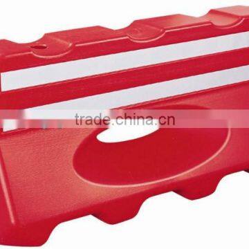 Red temporary Traffic Barriers