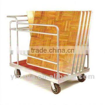 Stackable cheap Dance Floor Trolley four wheels (YS307)