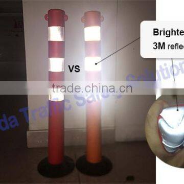 Heat-resistant EVA Traffic Posts Barriers With Flange Base photo-4