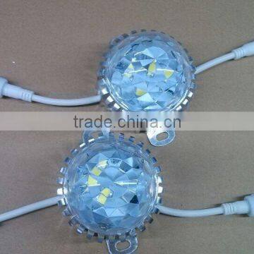 D60/70/80/100 12chip 5050 Led Full Color Led Pixel Piont Light Source Milky Round Shell photo-2