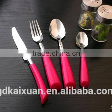 Jieyang Stainless Steel Plastic Handle Tableware KX-P018