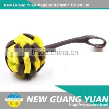 2016 Made in China New Design Cleaning Handle FLOWERAGE SPONGE BRUSH