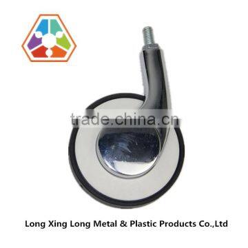 M China supplier PA6 white alloy single-sided caster wheel