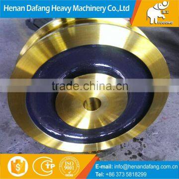 Custom Forged Steel Bridge Crane Wheel with YUGONG Brand