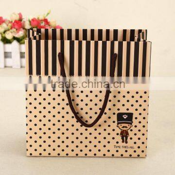 high quality cartoon paper gift packing bag