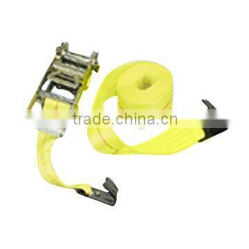 Cargo Lashing, metal handle ratchet with flat hook, according to EN12195-2