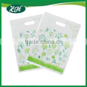 Biodegradable Bag Promotional Logo Printed High Quality Hard Handle Polybag photo-5