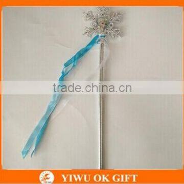 Hot Sale Frozen Elsa Crown Set Frozen Tiaras And Magic Wand For Girls Cosplay Hair Accessory