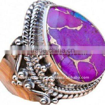 Natural!! purple copper turquoise jewellery