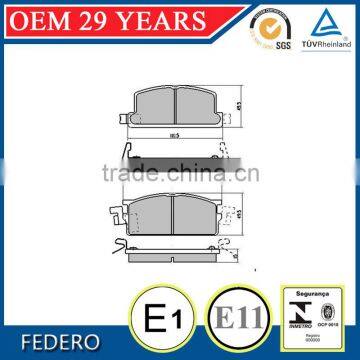 D194 semi metallic universal brake pads