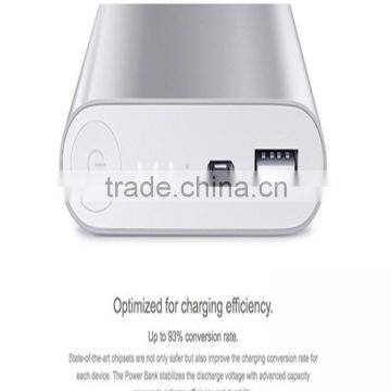 2015 New External Battery for Xiaomi Power Bank Charger 10400mAh Portable Powerbank Charger Universal for Smartphones