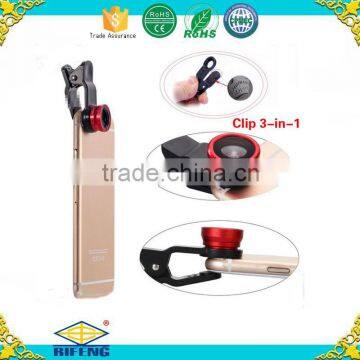 3 In1phone Camera Lens Macro/ 0.67X Degree Wide Angle/ 180 Degree Fisheye Premium Quality Camera Lens photo-4